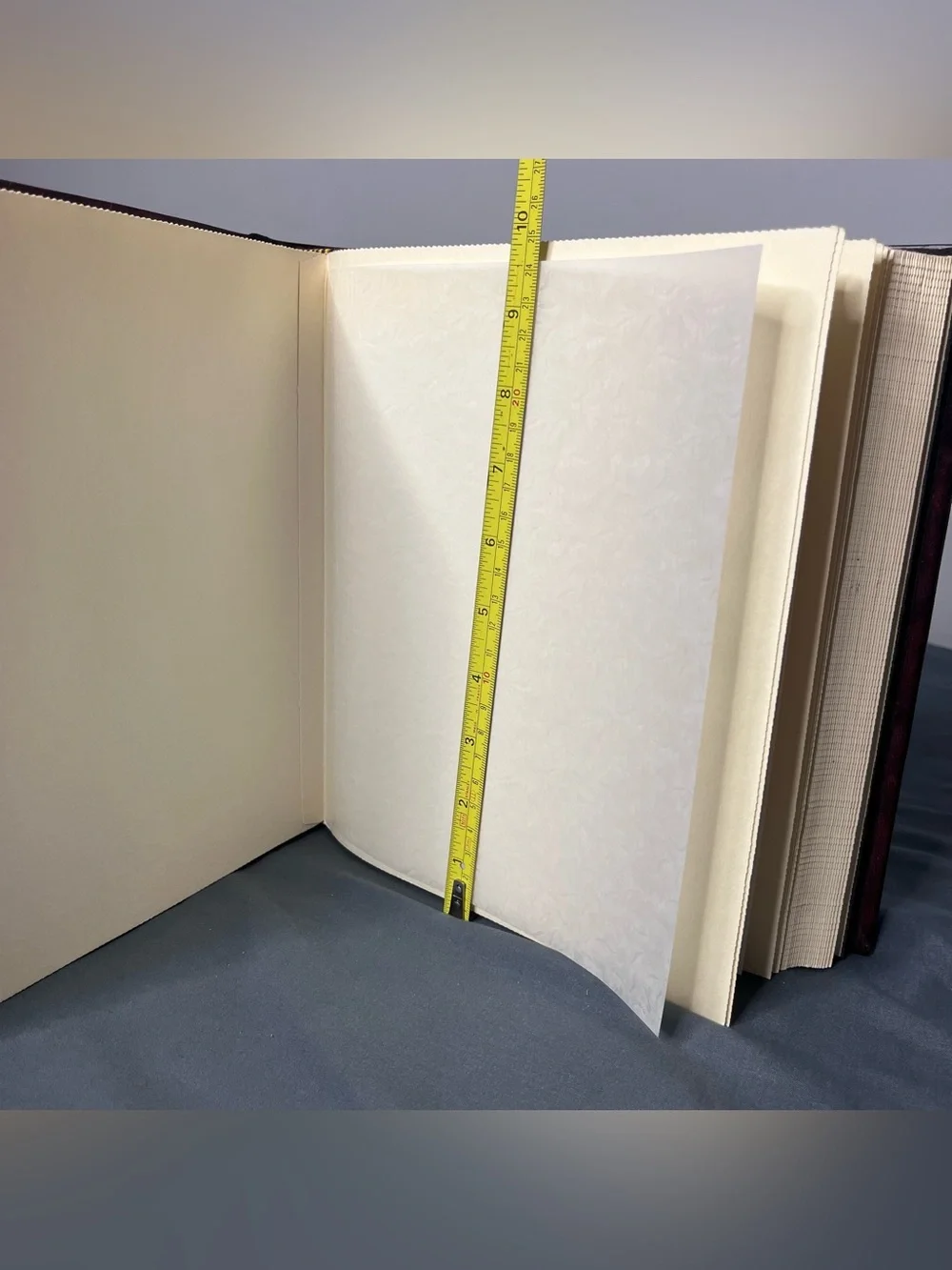 Handmade Florence Italian Leather Journal Large Bound Photo Album 50 Pages Italy